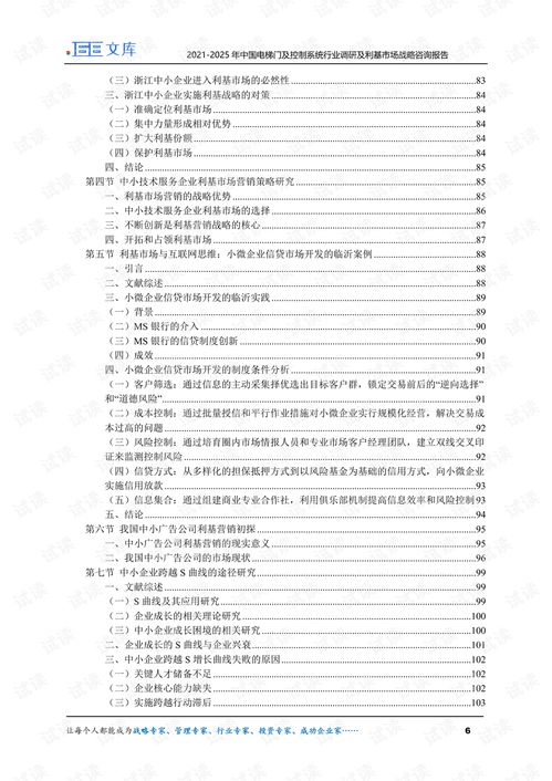 2021-2025年中國(guó)電梯門及控制系統(tǒng)行業(yè)調(diào)研與利基市場(chǎng)戰(zhàn)略咨詢報(bào)告